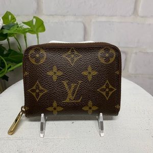 ⭐ Louis Vuitton LV Zippy Wallet M60067 Zippy Coin Purse Browns Monogram 1542339